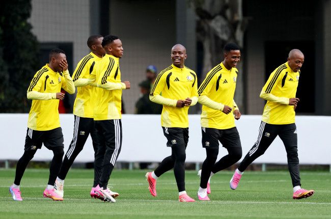 Bafana Bafana on field