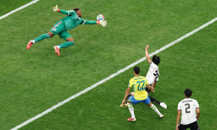 Brazil through after epic clash with the Samurai Blue