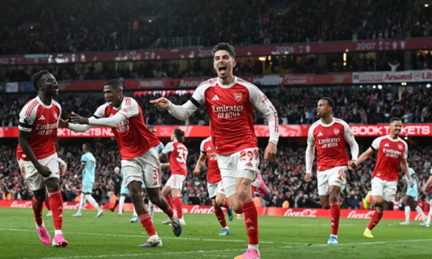 Arsenal turn up the pressure on Manchester City as Premier League title race tightens